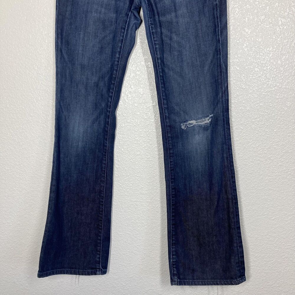 Citizens Of Humanity COH Jeans Womens 27 Blue Dita Petite Bootcut Distressed - Picture 6 of 16